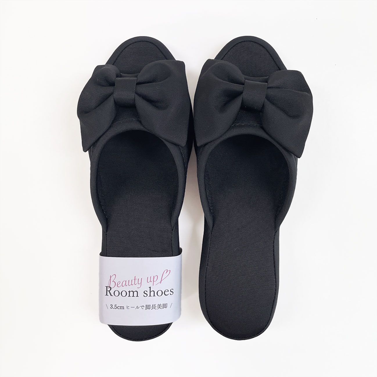 スタイルアップ リボンヒールスリッパ | ビューティーアップの